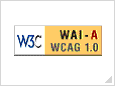 Icono de conformidad con el Nivel A, de las Directrices de Accesibilidad para el Contenido Web 1.0 del W3C-WAI